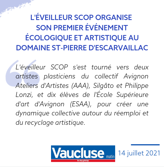 <p>Vaucluse matin - 14 juillet 2021</p>