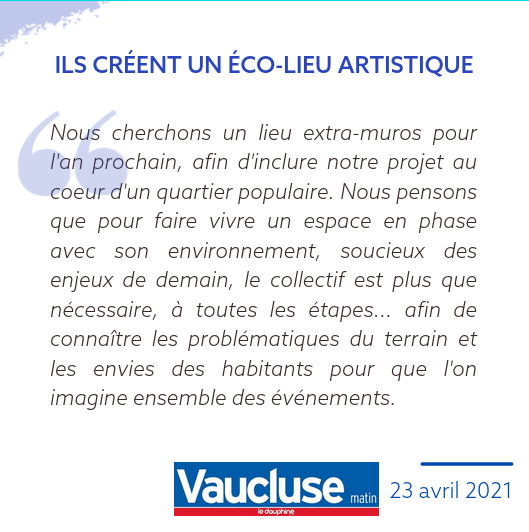 <p>Vaucluse matin - 23 avril 2021</p>